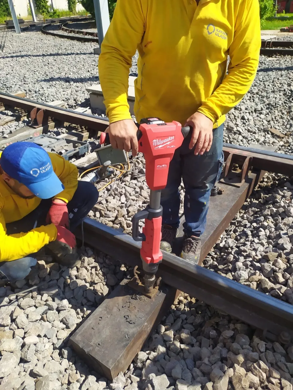 Drilling a composite sleeper